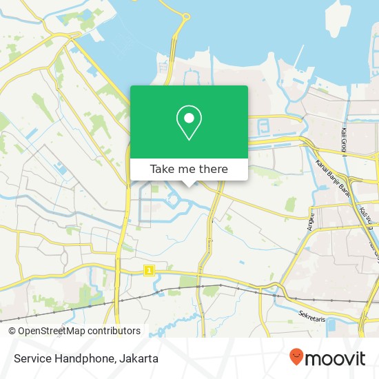 Service Handphone, Jalan Kebon Jahe Cengkareng map