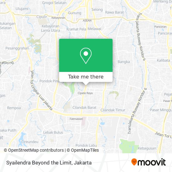 Syailendra Beyond the Limit map