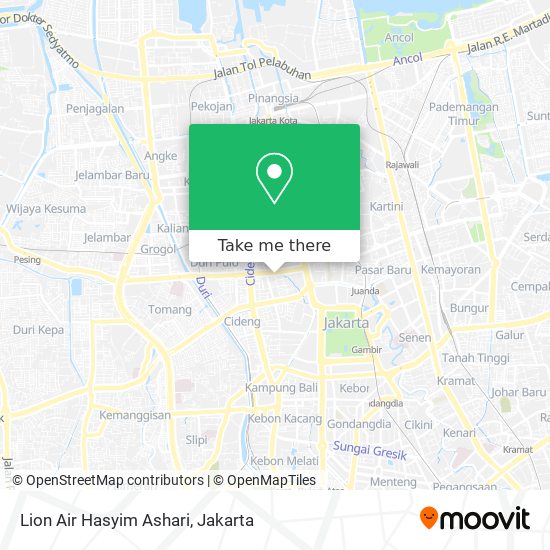 Lion Air Hasyim Ashari map