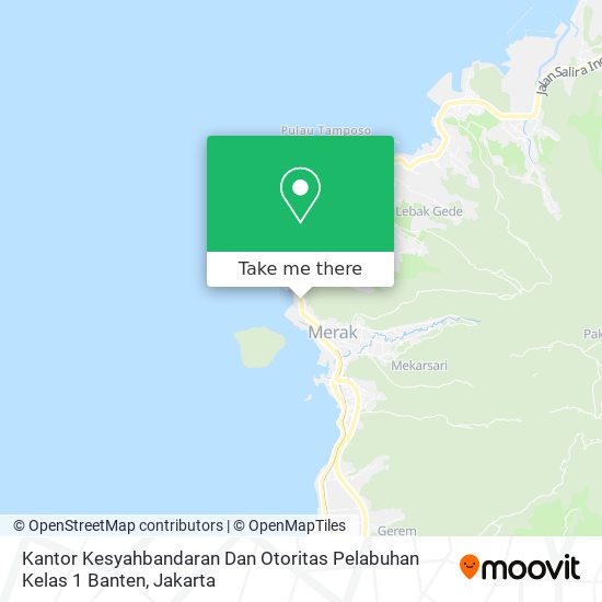 Kantor Kesyahbandaran Dan Otoritas Pelabuhan Kelas 1 Banten map