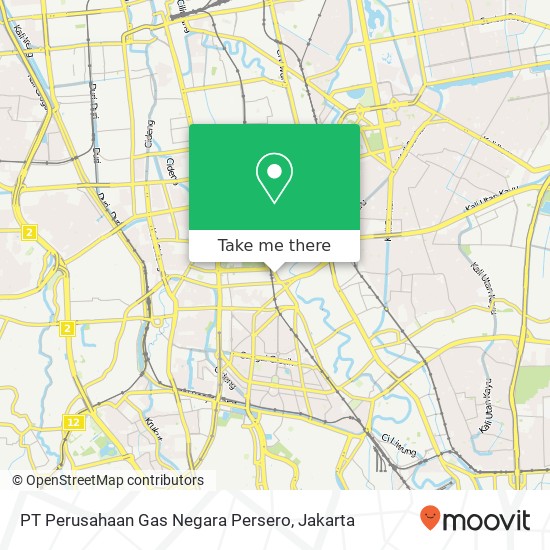 PT Perusahaan Gas Negara Persero, Jalan Kh. Ridwan Rais map