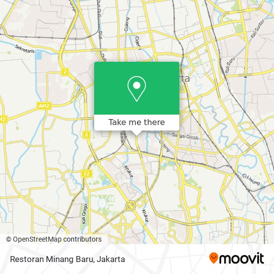 Restoran Minang Baru map