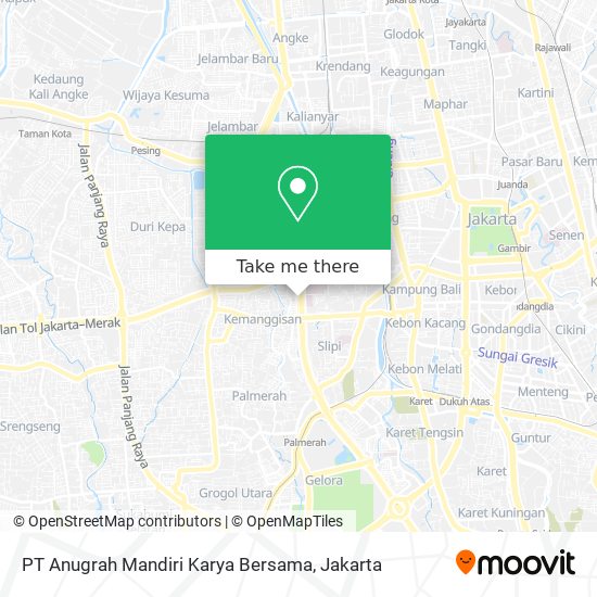 PT Anugrah Mandiri Karya Bersama map