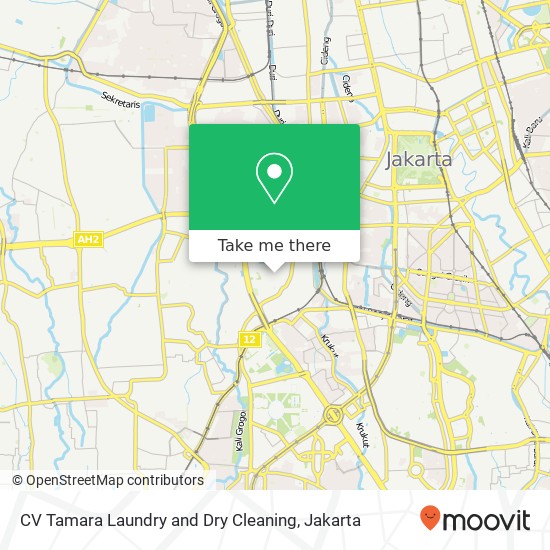 CV Tamara Laundry and Dry Cleaning, Jalan Slipi 3 Palmerah map