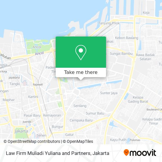 Law Firm Muliadi Yuliana and Partners map