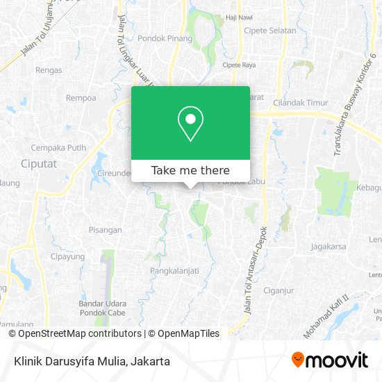 Klinik Darusyifa Mulia map