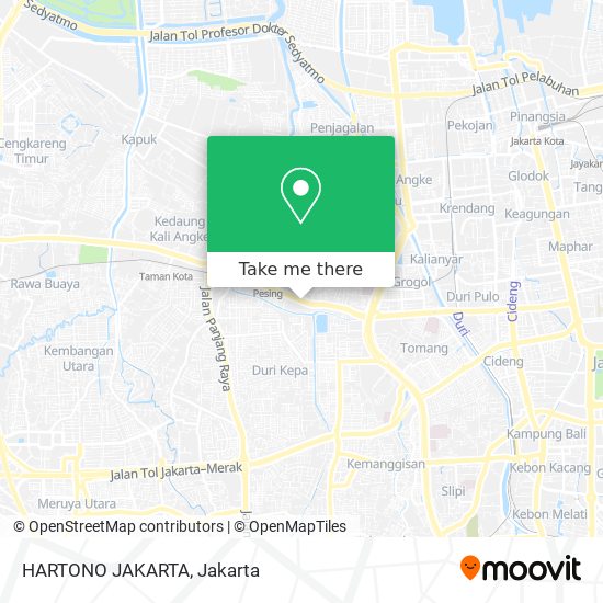 HARTONO JAKARTA map