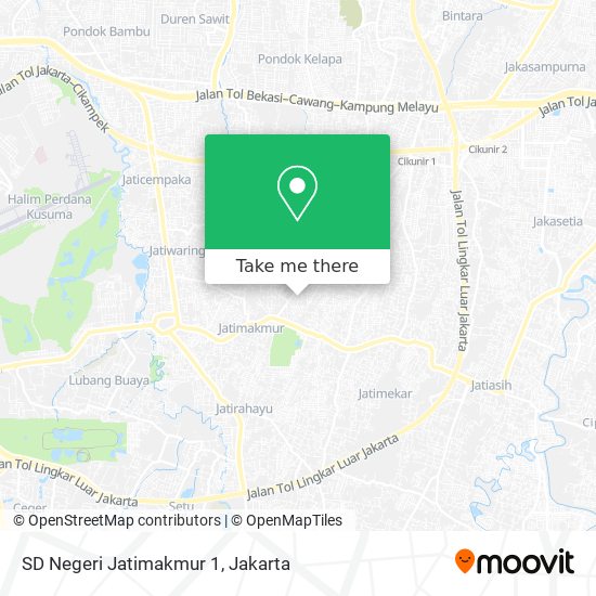 SD Negeri Jatimakmur 1 map