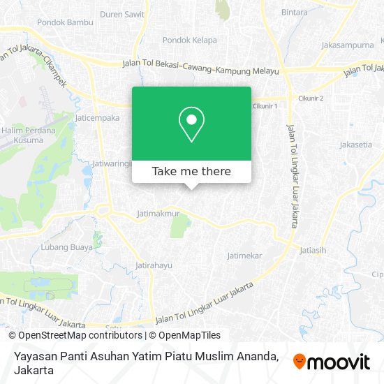 Yayasan Panti Asuhan Yatim Piatu Muslim Ananda map