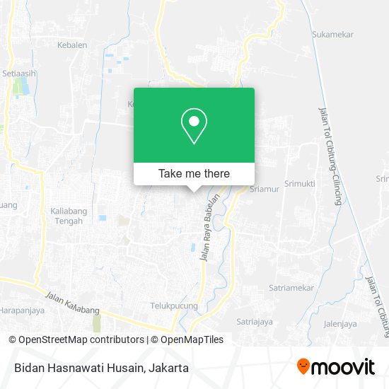 Bidan Hasnawati Husain, Vila Gading Harapan map
