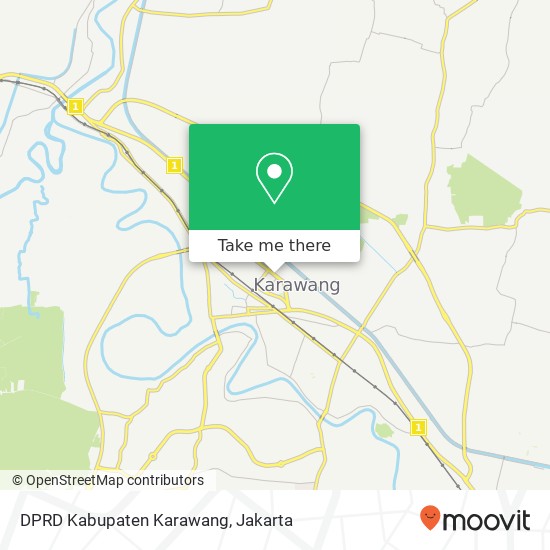 DPRD Kabupaten Karawang map