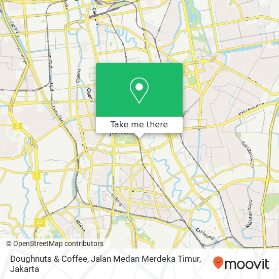 Doughnuts & Coffee, Jalan Medan Merdeka Timur map