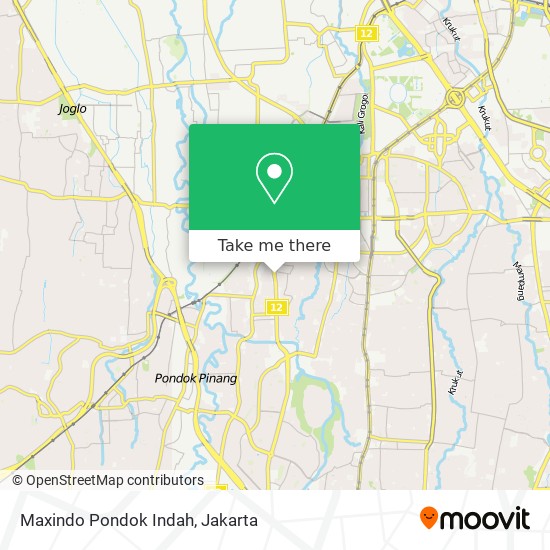 Maxindo Pondok Indah map