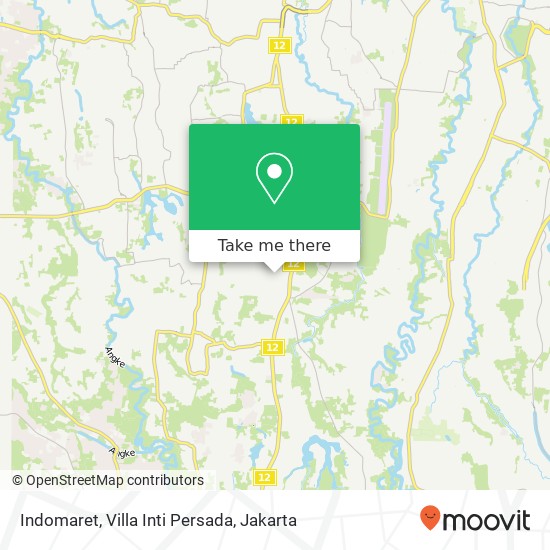 Indomaret, Villa Inti Persada map