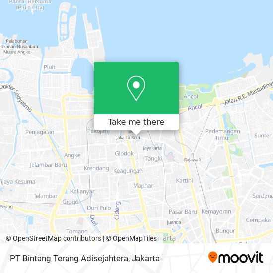 PT Bintang Terang Adisejahtera map