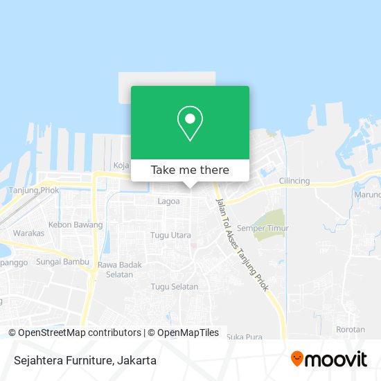 Sejahtera Furniture map