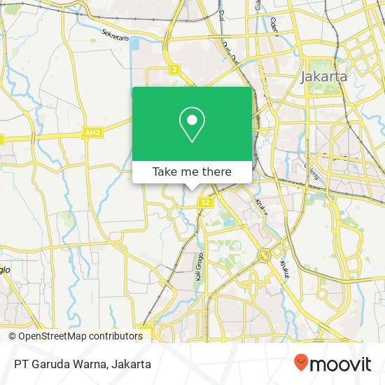 PT Garuda Warna, Jalan Palmerah Utara III map