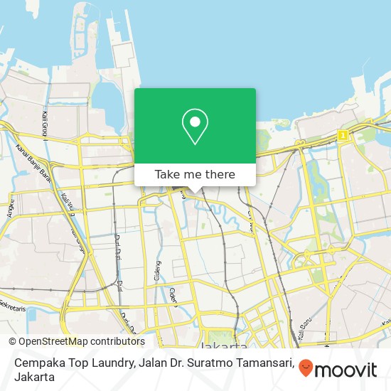 Cempaka Top Laundry, Jalan Dr. Suratmo Tamansari map