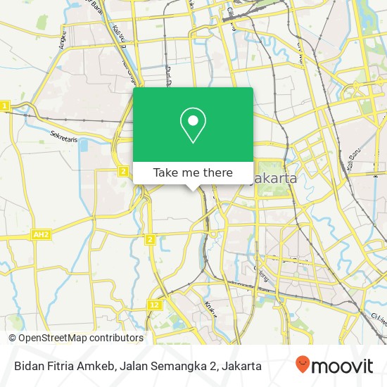 Bidan Fitria Amkeb, Jalan Semangka 2 map