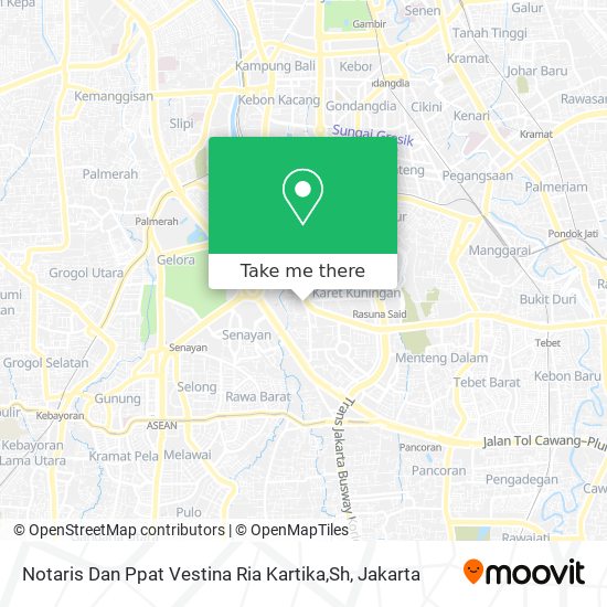 Notaris Dan Ppat Vestina Ria Kartika,Sh map