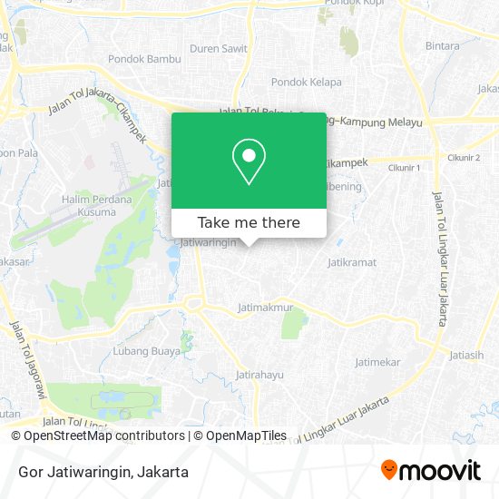 Gor Jatiwaringin map