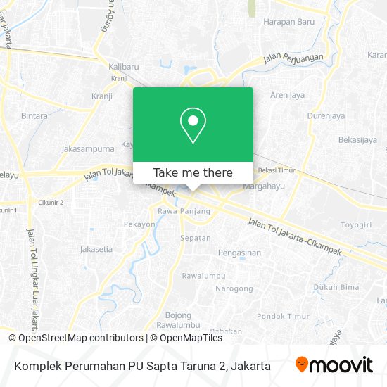 Komplek Perumahan PU Sapta Taruna 2 map