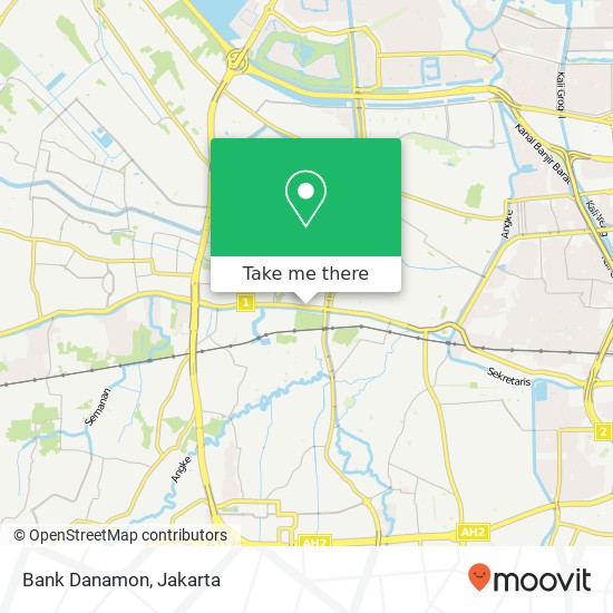 Bank Danamon, Jalan Daan Mogot map