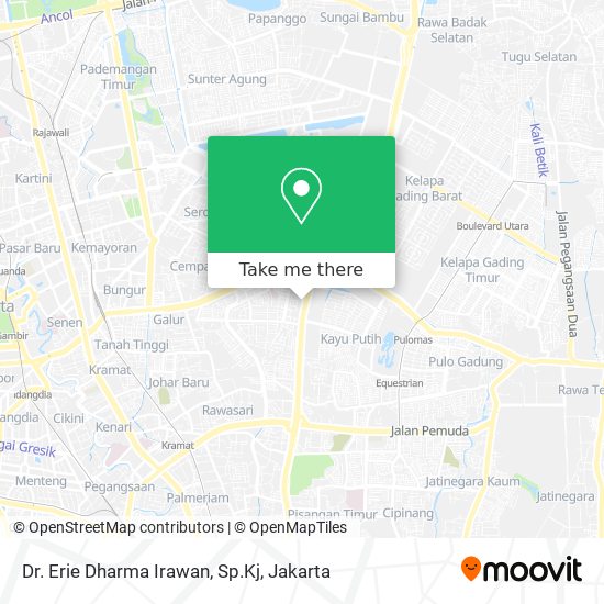 Dr. Erie Dharma Irawan, Sp.Kj map