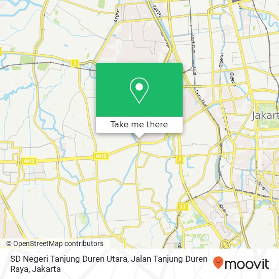 SD Negeri Tanjung Duren Utara, Jalan Tanjung Duren Raya map