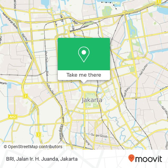 BRI, Jalan Ir. H. Juanda map