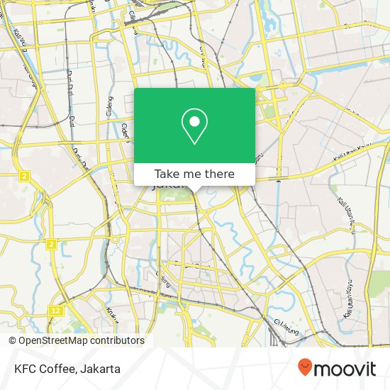 KFC Coffee, Jalan Medan Merdeka Timur map