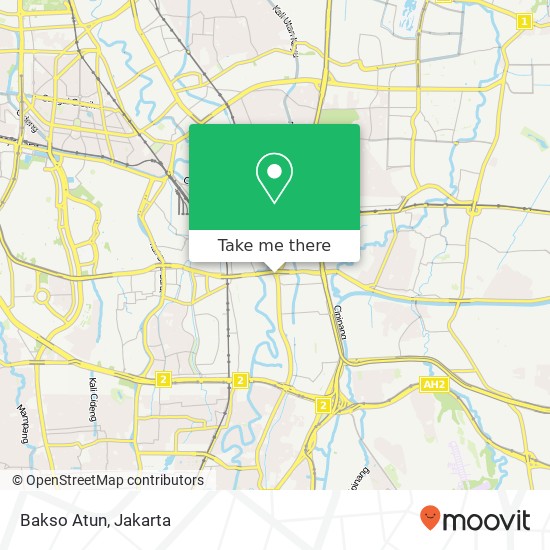 Bakso Atun, Jalan Otto Iskandardinata map