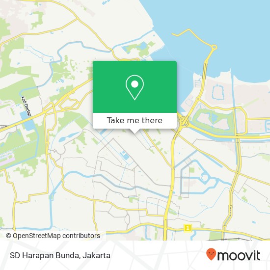 SD Harapan Bunda, Jalan Raya Menceng map