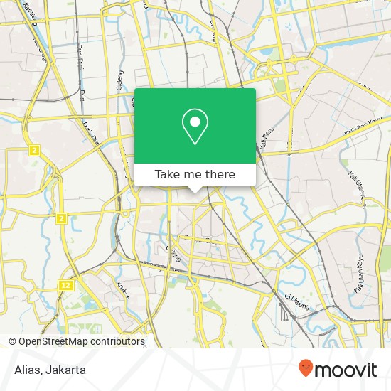 Alias, Jalan Jaksa map