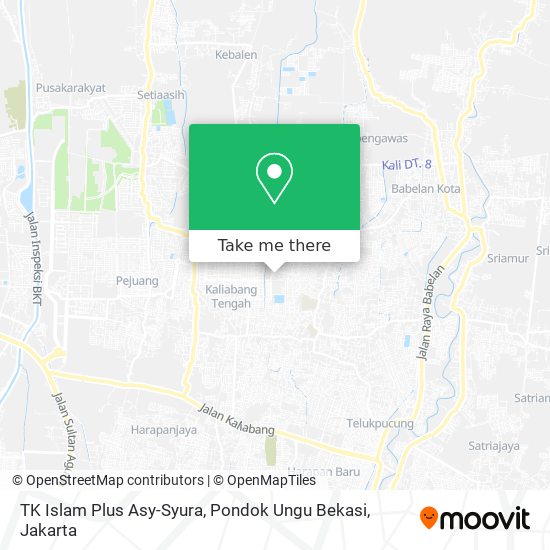 TK Islam Plus Asy-Syura, Pondok Ungu Bekasi map