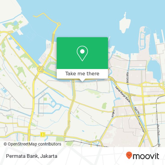 Permata Bank, Jalan Pantai Indah Selatan I map