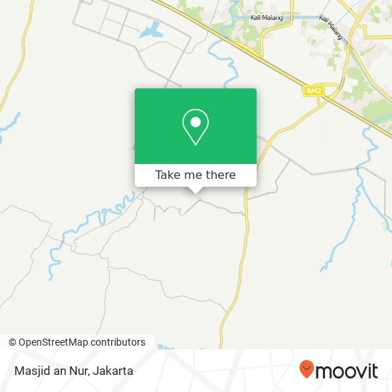 Masjid an Nur, Villa Mutiara Cikarang map