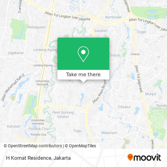 H Komat Residence map