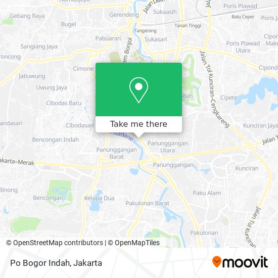 Po Bogor Indah map