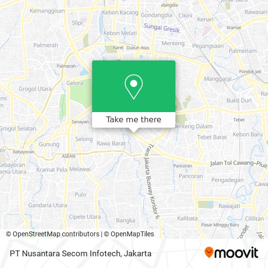 PT Nusantara Secom Infotech map