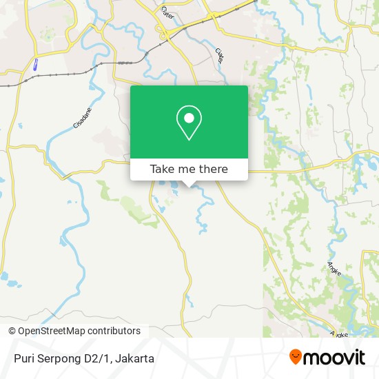 Puri Serpong D2/1 map