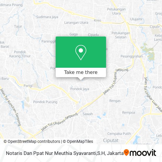 Notaris Dan Ppat Nur Meuthia Syavaranti,S.H map
