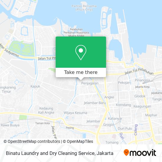 Binatu Laundry and Dry Cleaning Service map