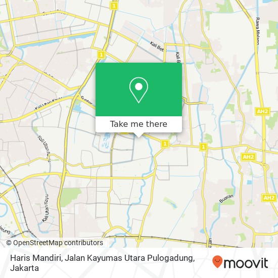 Haris Mandiri, Jalan Kayumas Utara Pulogadung map