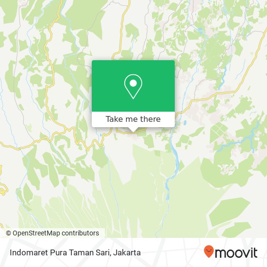 Indomaret Pura Taman Sari, Jalan Raya Ciapus Taman Sari map