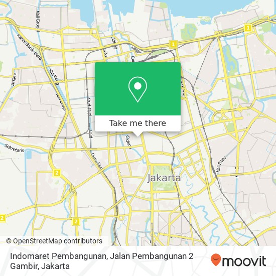 Indomaret Pembangunan, Jalan Pembangunan 2 Gambir map