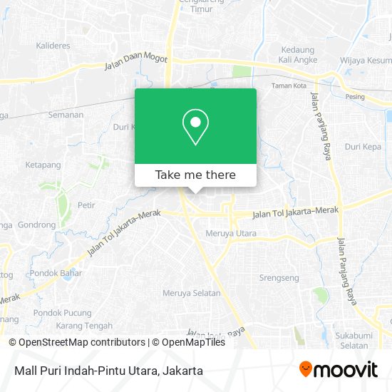 Mall Puri Indah-Pintu Utara map