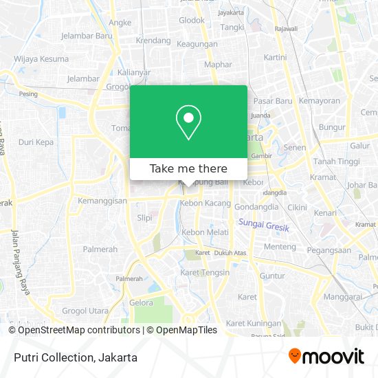 Putri Collection map