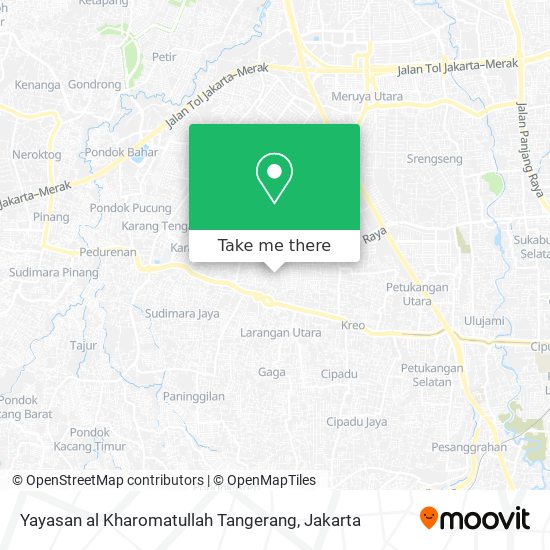 Yayasan al Kharomatullah Tangerang map