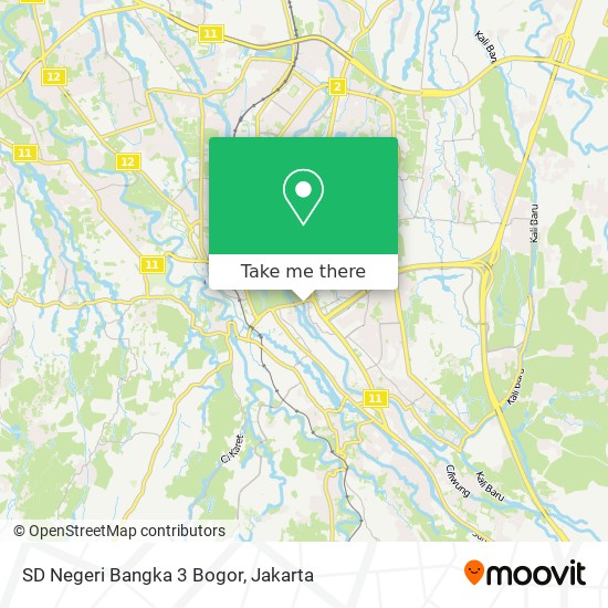 SD Negeri Bangka 3 Bogor map